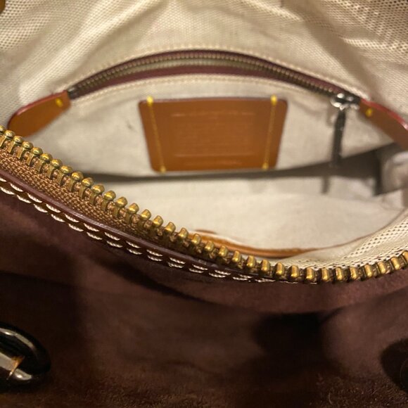 Coach Rogue Bag 25 Color Dragon fruit Tea Rose Design Comes With Dust Bag - Picture 7 of 9